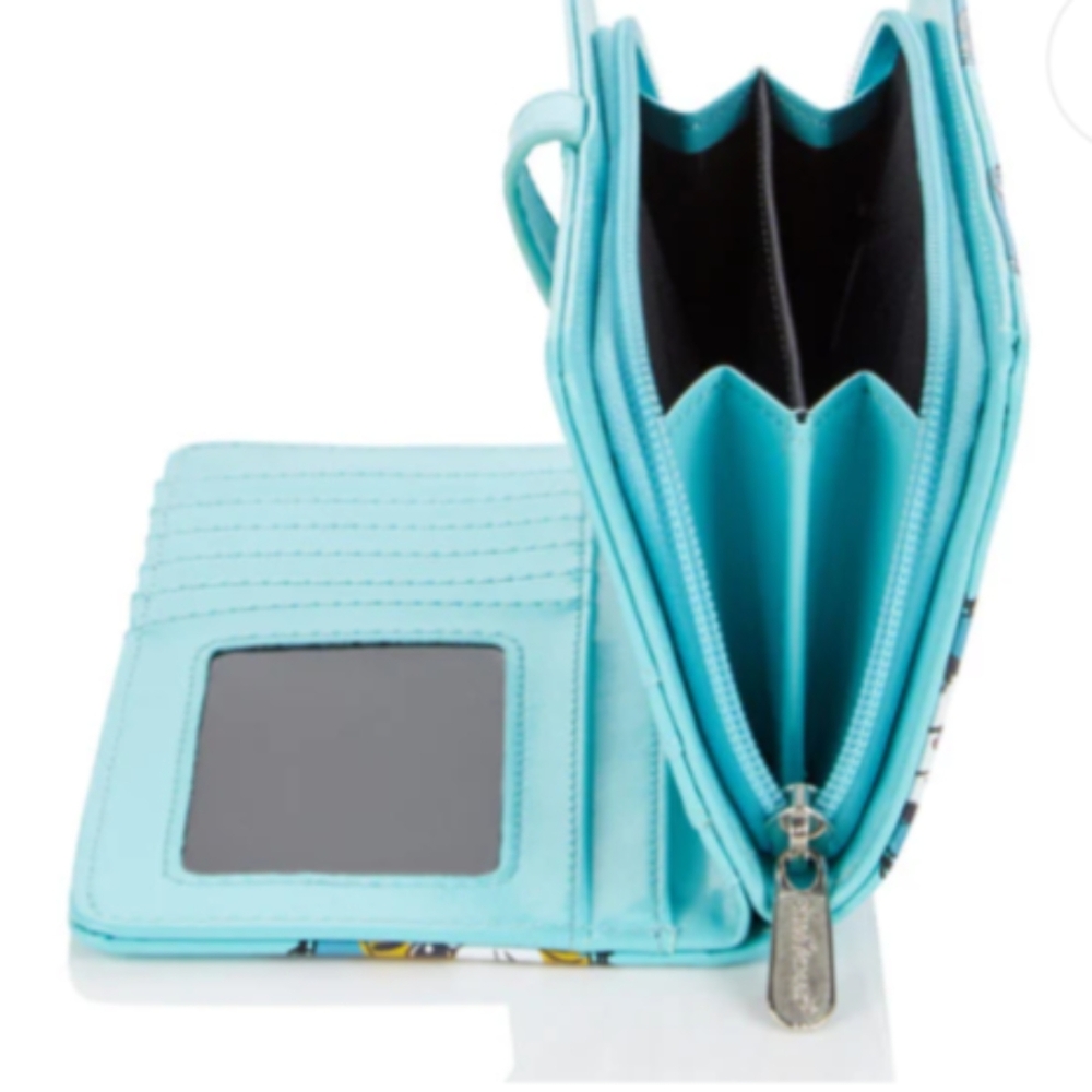 Shagwear Wallet Vegan Leather Aztec Arrow Indigenous Clutch Purse Black - Picture 6 of 7